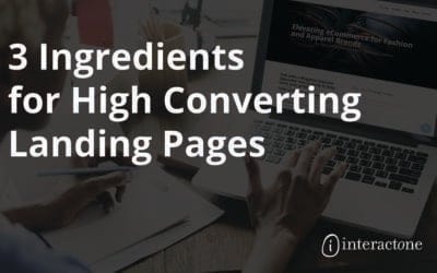 3 Ingredients for High Converting Landing Pages